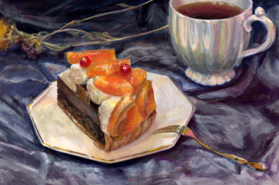 着彩デッサン①