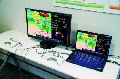 学生制作ゲーム「試遊コーナー」