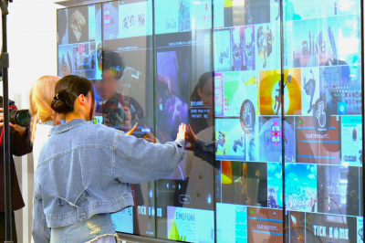 新校舎パンフレットの撮影