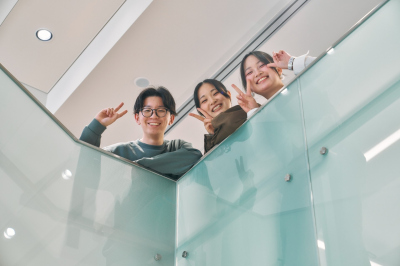 新校舎パンフレットの撮影