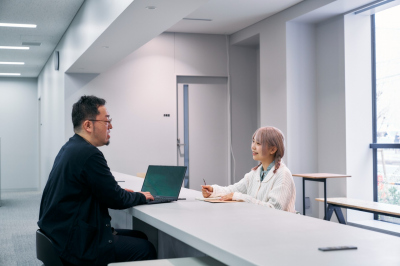 新校舎パンフレットの撮影