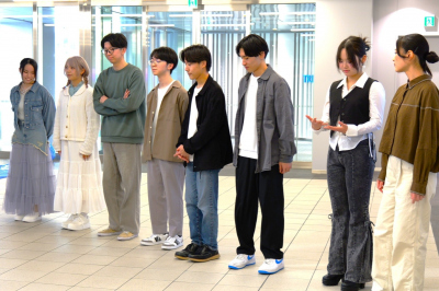 新校舎パンフレットの撮影