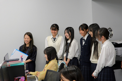 西陵高校の学生さんがトライデント見学＆OB・OG座談会へ参加いただきました！