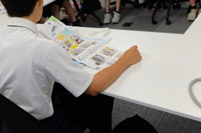 西陵高校の学生さんがトライデント見学＆OB・OG座談会へ参加いただきました！